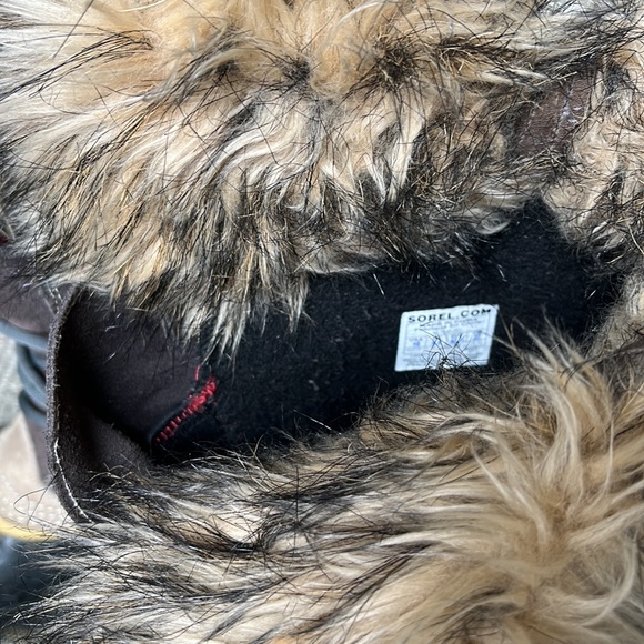 Handcrafted Sorel Natural Rubber Snow Boots Size 10 - Picture 3 of 6